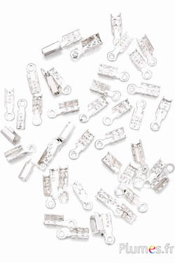 Bandendklemme - 10 x 3 x 3 mm - silber